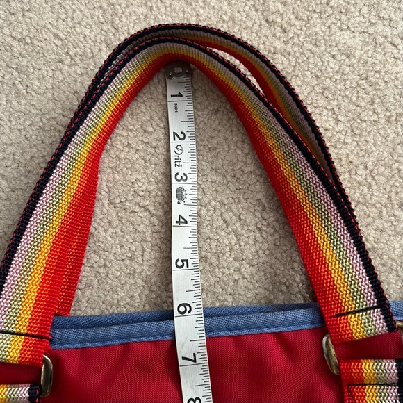 Vintage 1980s South Seas Specialties of Hawaii Rainbow Stripe Bag - Picture 9 of 9